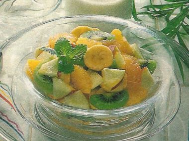 Recept Salát z grapefruitu a kiwi