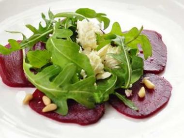 Carpaccio z červené řepy