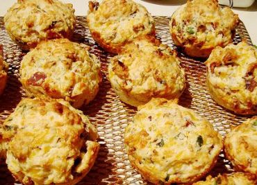 Recept Sýrové muffiny