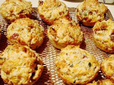 Recept Sýrové muffiny