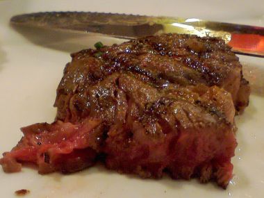 Recept Hovězí steak s hořčičnou omáčkou