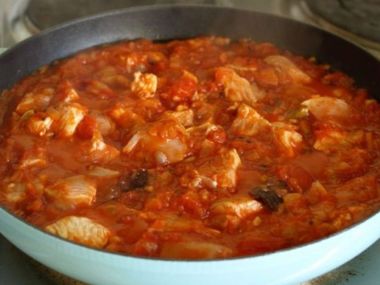 Recept Fazolový kuřecí guláš