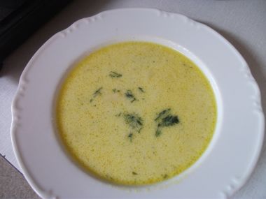 Skopová polévka s koprem