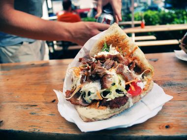 Vepřový karibský kebab