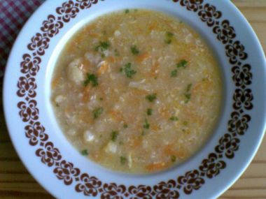 Recept Polévka s květákovými knedlíčky