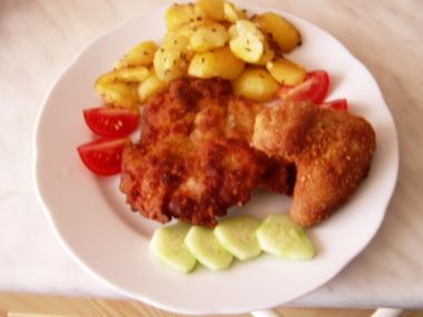 Recept Císařské kuřecí řízky