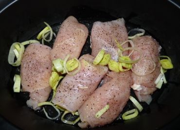 Recept Kuřecí závitky s krabím masem a brokolicí