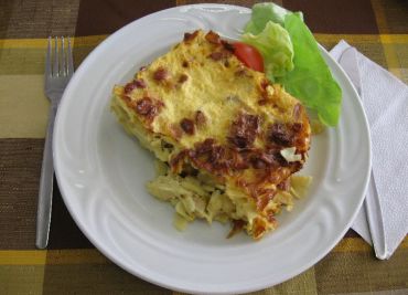 Recept Těstoviny zapečené s kuřecím masem