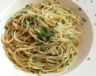 Recept Česnekové špagety s nivou