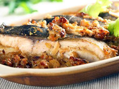 Recept Kapr s ořechy a hruškou