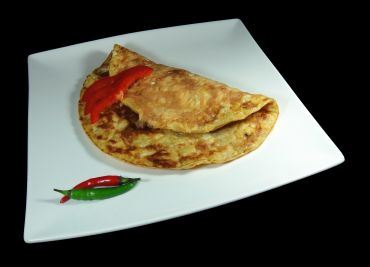 Recept Omeleta s ovesnými vločkami a sýrem