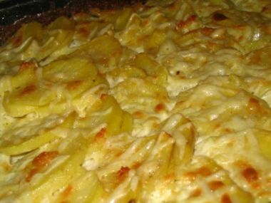 Recept Zapékané brambory se sýrem