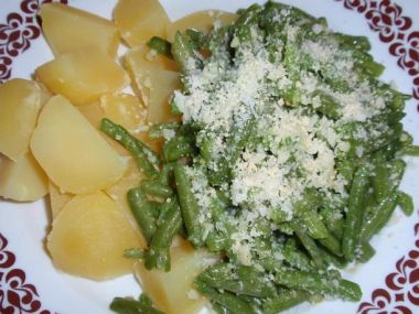 Recept Česnekové fazolky