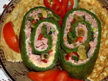 Recept Zelná plněná roláda