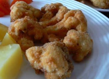 Recept Smažený obalovaný květák