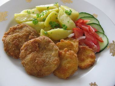 Tykev smažená jako řízek