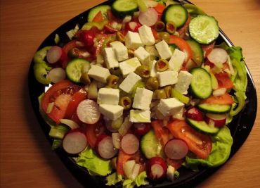 Skládaný salát