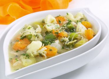 Francouzská zeleninová polévka