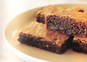 Brownies s dvojí čokoládou