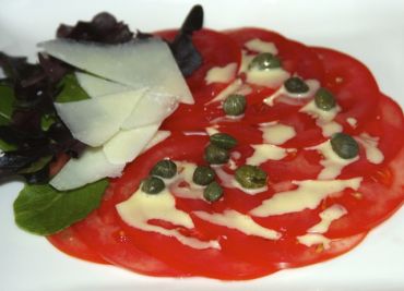 Carpaccio vegetariánské