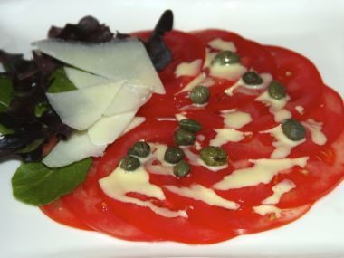 Carpaccio vegetariánské