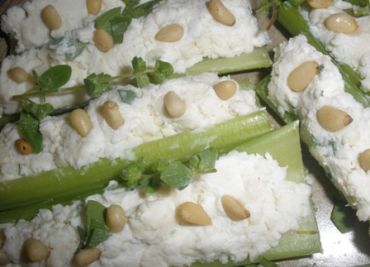 Bílý celer s gorgonzolou