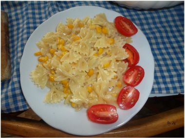 Těstoviny s kukuřicí