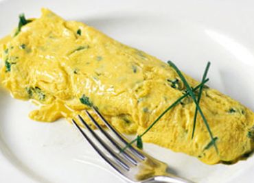 Francouzská jemná omeleta