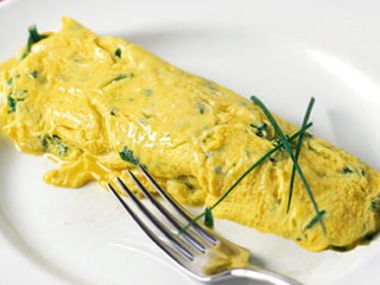 Francouzská jemná omeleta