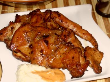 Králík na grilu