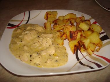 Kuřecí nudličky s Gorgonzolou