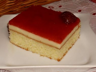 Buchta s jahodami
