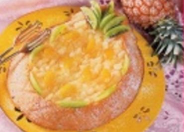 Piškotový ananas