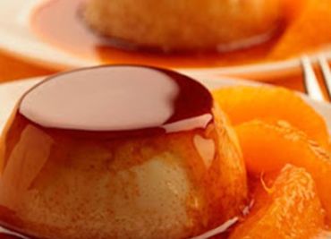 Speciální Flan z pomeranče Valencia Chefgonin stylu