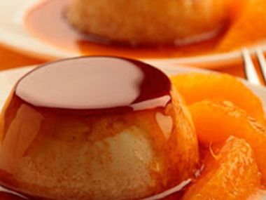 Speciální Flan z pomeranče Valencia Chefgonin stylu