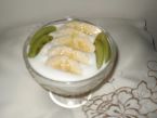 Jogurto-tvarohový dezert s ovocem