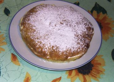 Pražský koláč s mandlemi