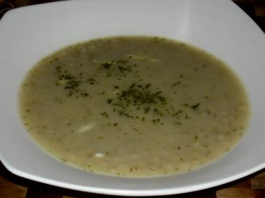 Kroupová polévka od babičky
