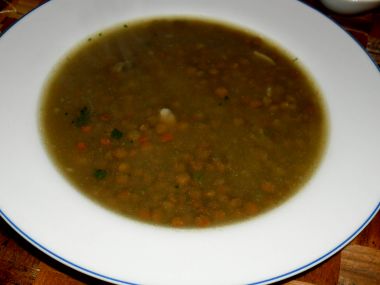Polévka z červené čočky od babičky