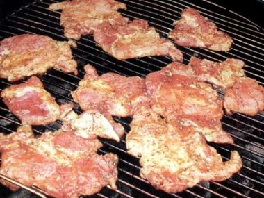 Maso na grilu od babičky