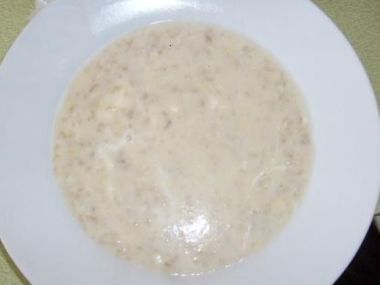 Dietní vločková polévka