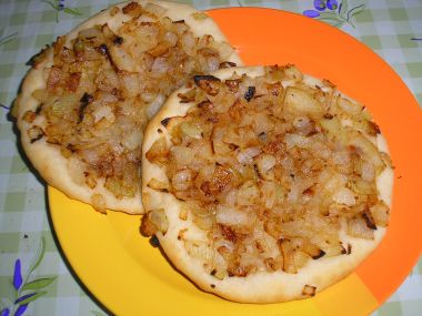 Cibulová pizza