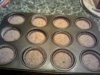 Celozrnné muffiny s kousky čokolády