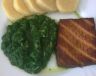Uzené tofu ke špenátu