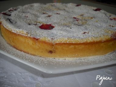 Jahodový koláč (tarte aux fraises)