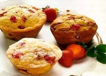 Jahodové muffiny