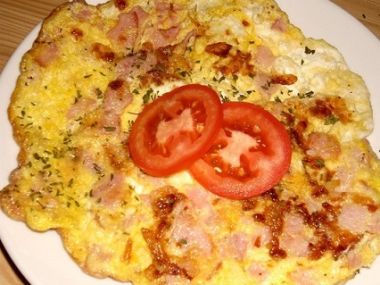 Slaninová omeleta
