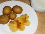 Brambory na loupačku s česnekovou omáčkou