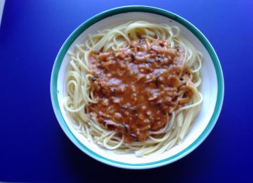 Omáčka na špagety s kečupem