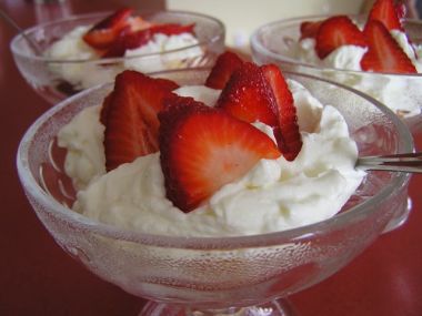 Jahody s mascarpone